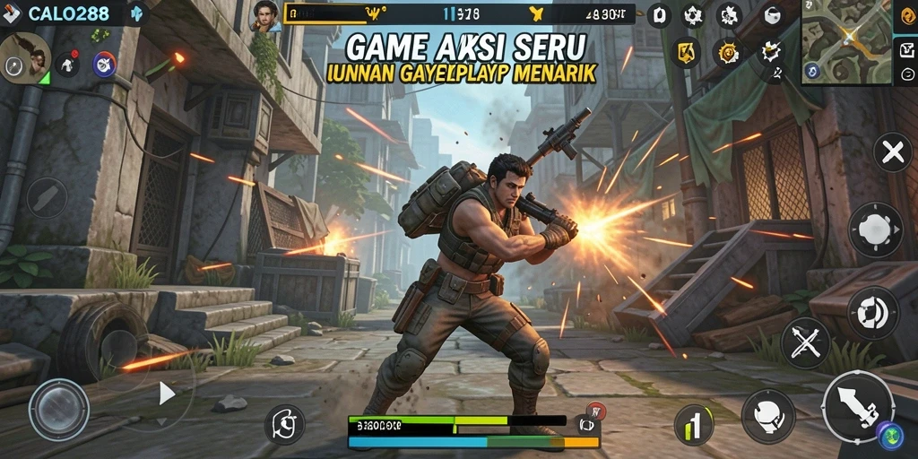 Gameplay mendebarkan di dunia aksi CALO288.