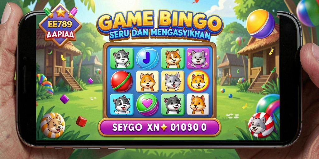 Tampilan gameplay seru dari aplikasi Bingo EE789.