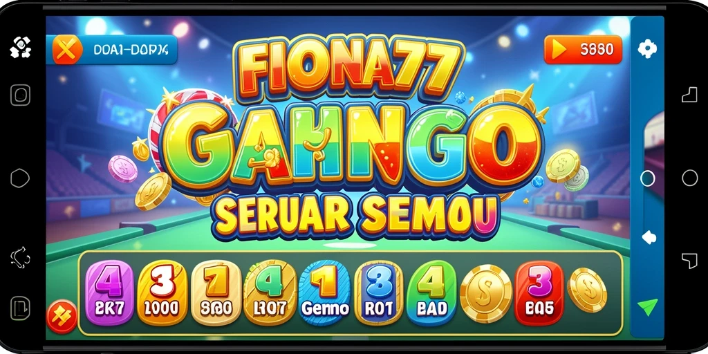 Tampilan menarik dari gameplay Bingo di FIONA77.
