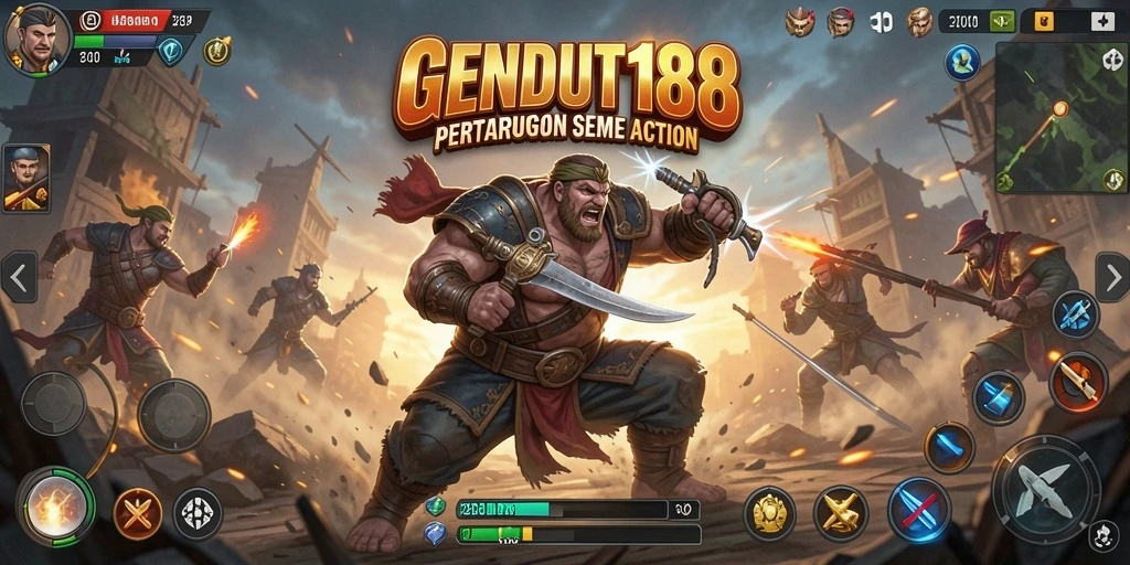 Tampilan menarik dari gameplay GENDUT188 yang penuh aksi.