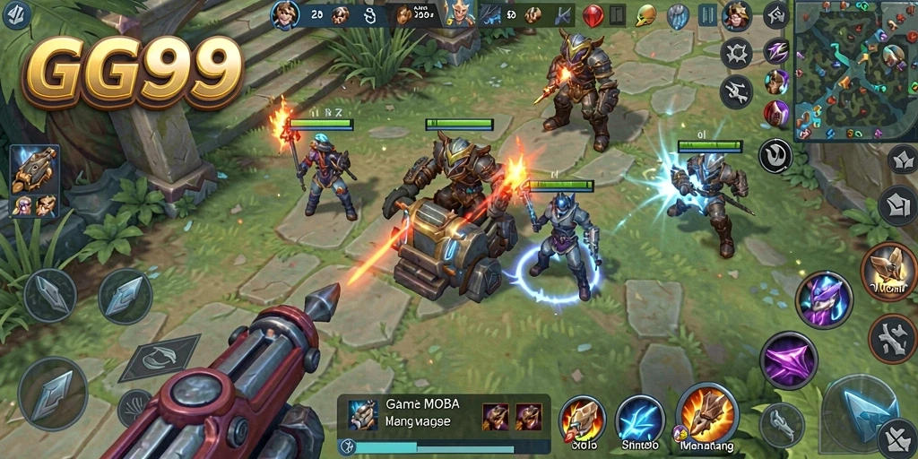 Gameplay seru dan kolaborasi tim dalam GG99