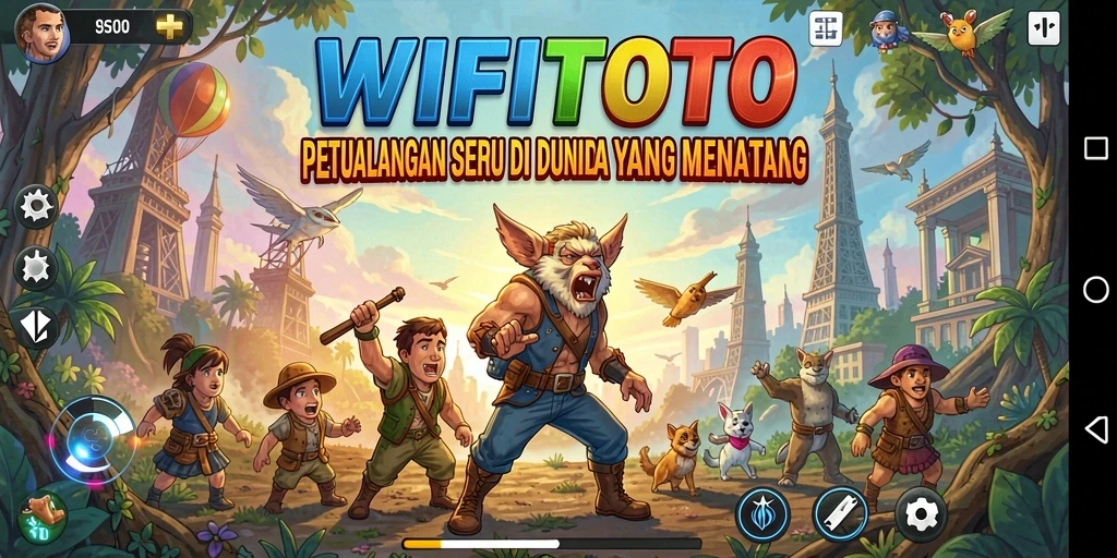 Tangkapan layar menampilkan gameplay penuh aksi dari WIFITOTO.