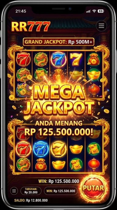 Tampilan antarmuka rr777 yang memudahkan navigasi.